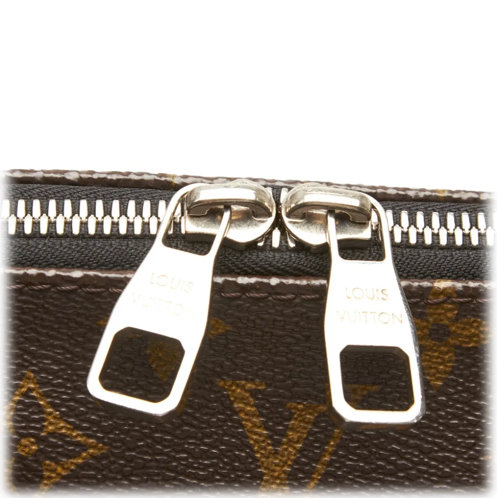 Louis Vuitton Vintage - Monogram Macassar Porte-Documents Jour Bag - Brown - Canvas and Leather Handbag - Luxury High Quality - Avvenice