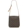 Louis Vuitton Vintage - Monogram Musette Salsa Long Strap Brown - Canvas and Vachetta Leather Shoulder Bag - Luxury High Quality - Avvenice