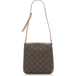Louis Vuitton Vintage - Monogram Musette Salsa Long Strap Brown - Canvas and Vachetta Leather Shoulder Bag - Luxury High Quality - Avvenice