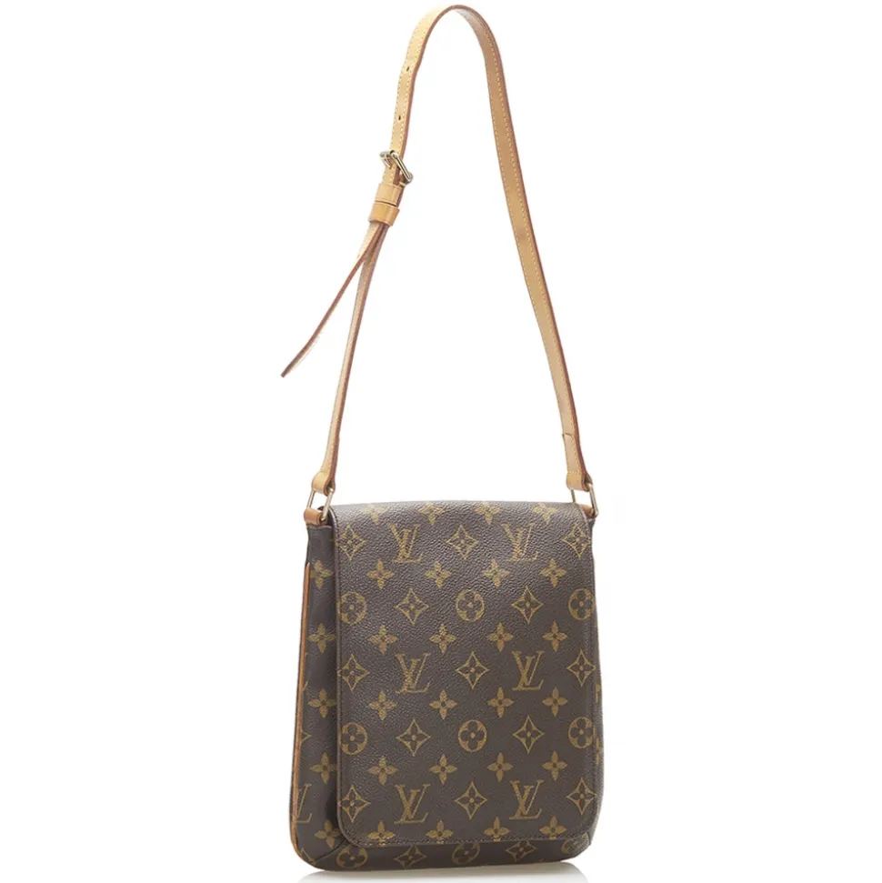 Louis Vuitton Vintage - Monogram Musette Salsa Long Strap Brown - Canvas and Vachetta Leather Shoulder Bag - Luxury High Quality - Avvenice