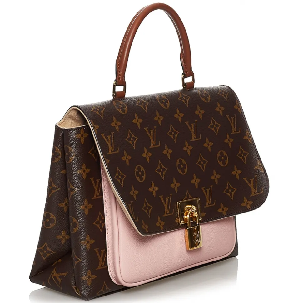 Louis Vuitton Vintage - Monogram Marignan - Brown Pink - Leather Handbag - Luxury High Quality - Avvenice