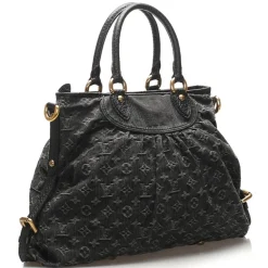 Louis Vuitton Vintage - Monogram Denim Neo Cabby MM - Gray - Denim Satchel - Luxury High Quality - Avvenice