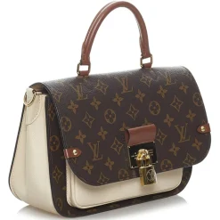 Louis Vuitton Vintage - Monogram Marignan - Brown White - Leather Handbag - Luxury High Quality - Avvenice