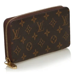 Louis Vuitton Vintage - Monogram Zippy Wallet - Brown - Monogram Canvas and Leather Wallet - Luxury High Quality - Avvenice