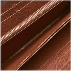 Louis Vuitton Vintage - Monogram Zippy Wallet - Brown - Monogram Canvas and Leather Wallet - Luxury High Quality - Avvenice