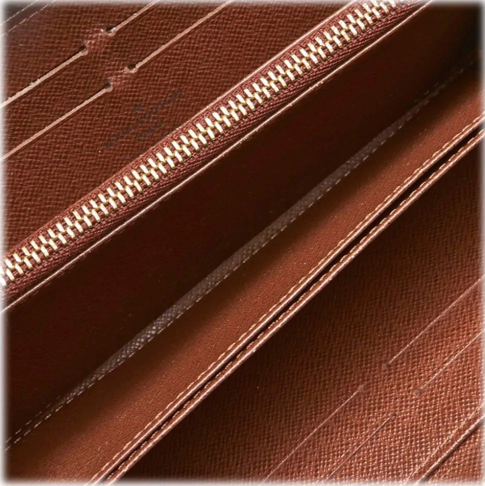 Louis Vuitton Vintage - Monogram Zippy Wallet - Brown - Monogram Canvas and Leather Wallet - Luxury High Quality - Avvenice