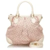 Louis Vuitton Vintage - Monogram Mini Lin Croisette Marina PM Bag - White Pink - Leather Handbag - Luxury High Quality - Avvenice