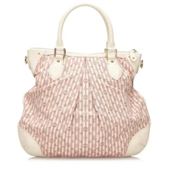 Louis Vuitton Vintage - Monogram Mini Lin Croisette Marina PM Bag - White Pink - Leather Handbag - Luxury High Quality - Avvenice