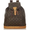 Louis Vuitton Vintage - Monogram Montsouris GM - Brown - Canvas and Vachetta Leather Backpack - Luxury High Quality - Avvenice