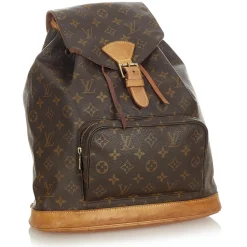 Louis Vuitton Vintage - Monogram Montsouris GM - Brown - Canvas and Vachetta Leather Backpack - Luxury High Quality - Avvenice