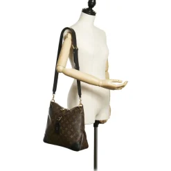 Louis Vuitton Vintage - Monogram Odeon NM MM - Brown Black - Leather Handbag - Luxury High Quality - Avvenice