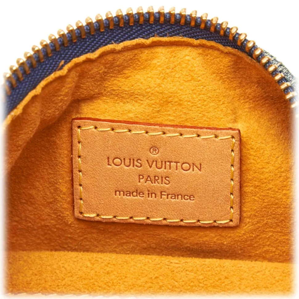 Louis Vuitton Vintage - Monogram Denim Baggy GM Bag - Blue - Denim and Vachetta Leather Handbag - Luxury High Quality - Avvenice