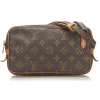 Louis Vuitton Vintage - Monogram Marly Bandouliere Brown - Canvas and Vachetta Leather Crossbody Bag - Luxury High Quality - Avvenice