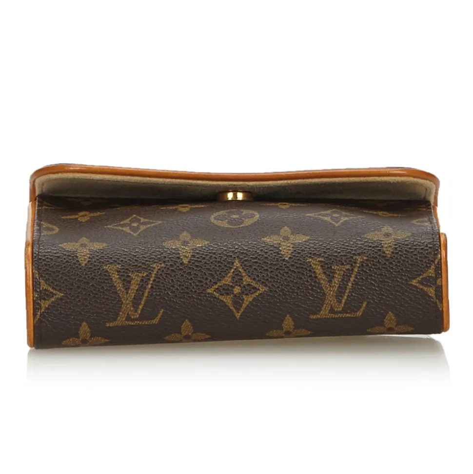 Louis Vuitton Vintage - Monogram Florentine Pochette Bag - Brown - Monogram Canvas and Leather Handbag - Luxury High Quality - Avvenice
