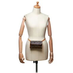 Louis Vuitton Vintage - Monogram Florentine Pochette Bag - Brown - Monogram Canvas and Leather Handbag - Luxury High Quality - Avvenice
