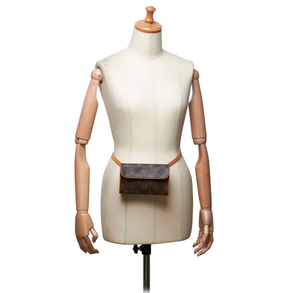 Louis Vuitton Vintage - Monogram Florentine Pochette Bag - Brown - Monogram Canvas and Leather Handbag - Luxury High Quality - Avvenice