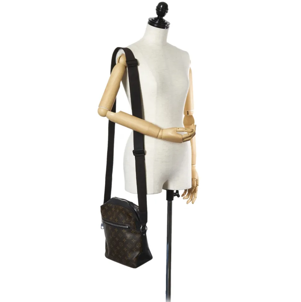 Louis Vuitton Vintage - Monogram Macassar Torres PM Brown Black - Canvas and Calf Leather Crossbody Bag - Luxury High Quality - Avvenice