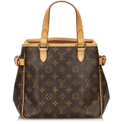 Louis Vuitton Vintage - Monogram Batignolles Vertical Bag - Brown - Canvas and Leather Handbag - Luxury High Quality - Avvenice