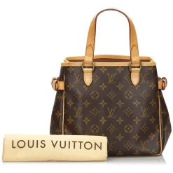 Louis Vuitton Vintage - Monogram Batignolles Vertical Bag - Brown - Canvas and Leather Handbag - Luxury High Quality - Avvenice
