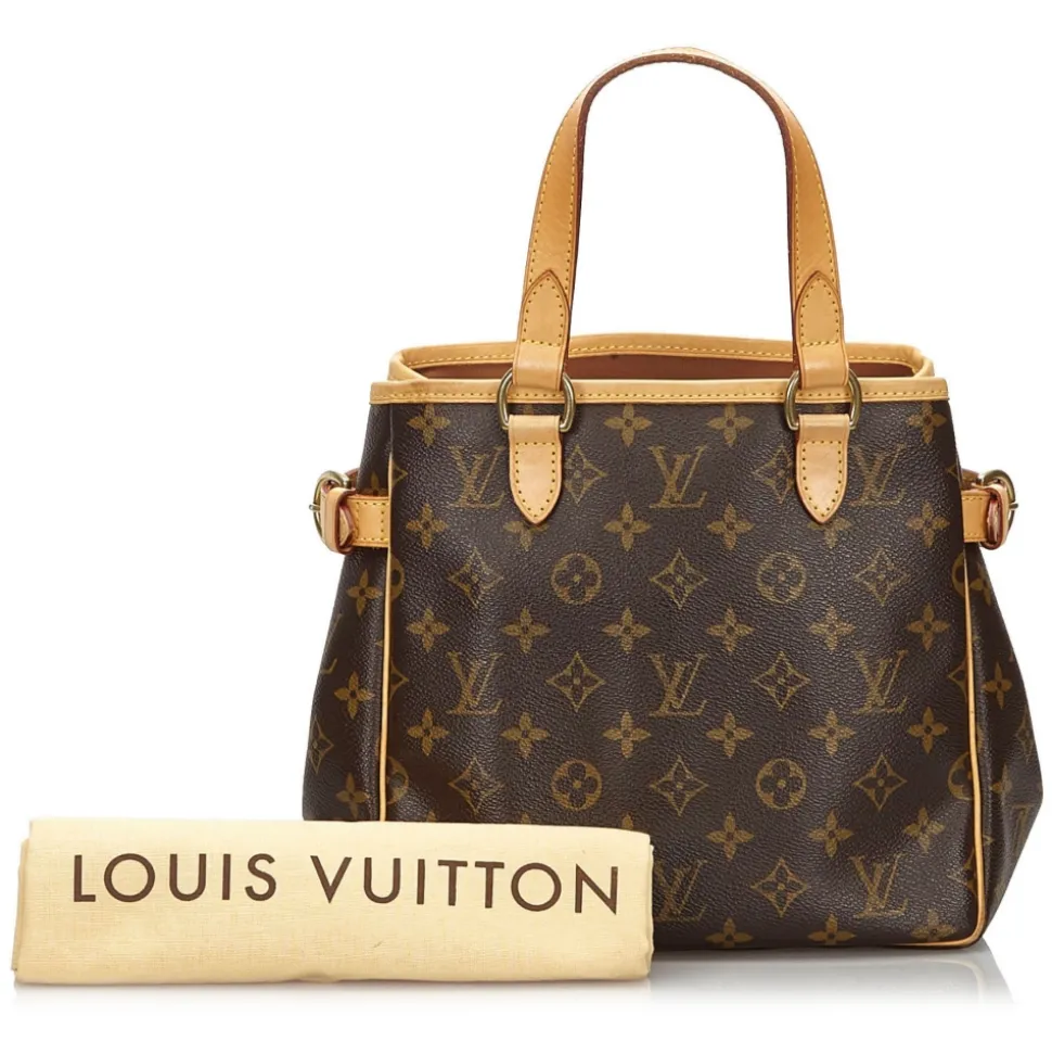 Louis Vuitton Vintage - Monogram Batignolles Vertical Bag - Brown - Canvas and Leather Handbag - Luxury High Quality - Avvenice