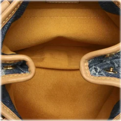 Louis Vuitton Vintage - Monogram Denim Pleaty Handbag - Denim - Leather Handbag - Luxury High Quality - Avvenice