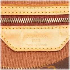 Louis Vuitton Vintage - Monogram Cabas Mezzo Bag - Brown - Leather Handbag - Luxury High Quality - Avvenice