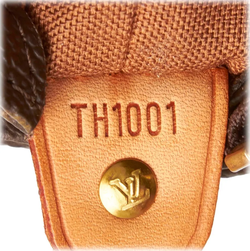 Louis Vuitton Vintage - Monogram Cabas Mezzo Bag - Brown - Leather Handbag - Luxury High Quality - Avvenice