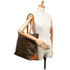 Louis Vuitton Vintage - Monogram Cabas Mezzo Bag - Brown - Leather Handbag - Luxury High Quality - Avvenice