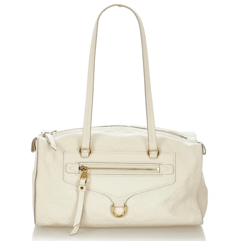 Louis Vuitton Vintage - Monogram Empreinte Inspiree - White - Leather and Monogram Empreinte Shoulder Bag - Luxury High Quality - Avvenice