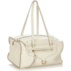 Louis Vuitton Vintage - Monogram Empreinte Inspiree - White - Leather and Monogram Empreinte Shoulder Bag - Luxury High Quality - Avvenice