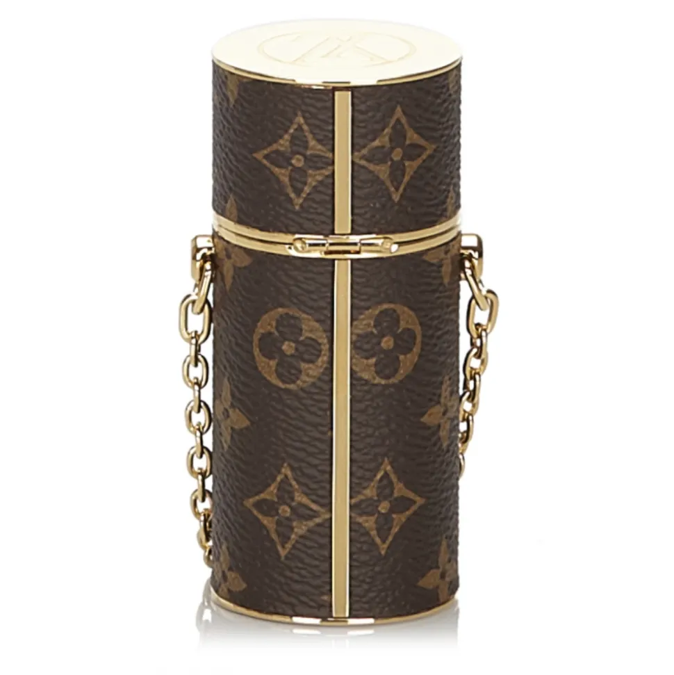Louis Vuitton Vintage - Monogram Lipstick Case - Brown - Monogram Canvas and Metal Case- Luxury High Quality - Avvenice