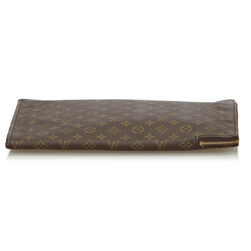 Louis Vuitton Vintage - Monogram Poche Documents Portfolio Bag - Brown - Canvas and Leather Handbag - Luxury High Quality - Avvenice