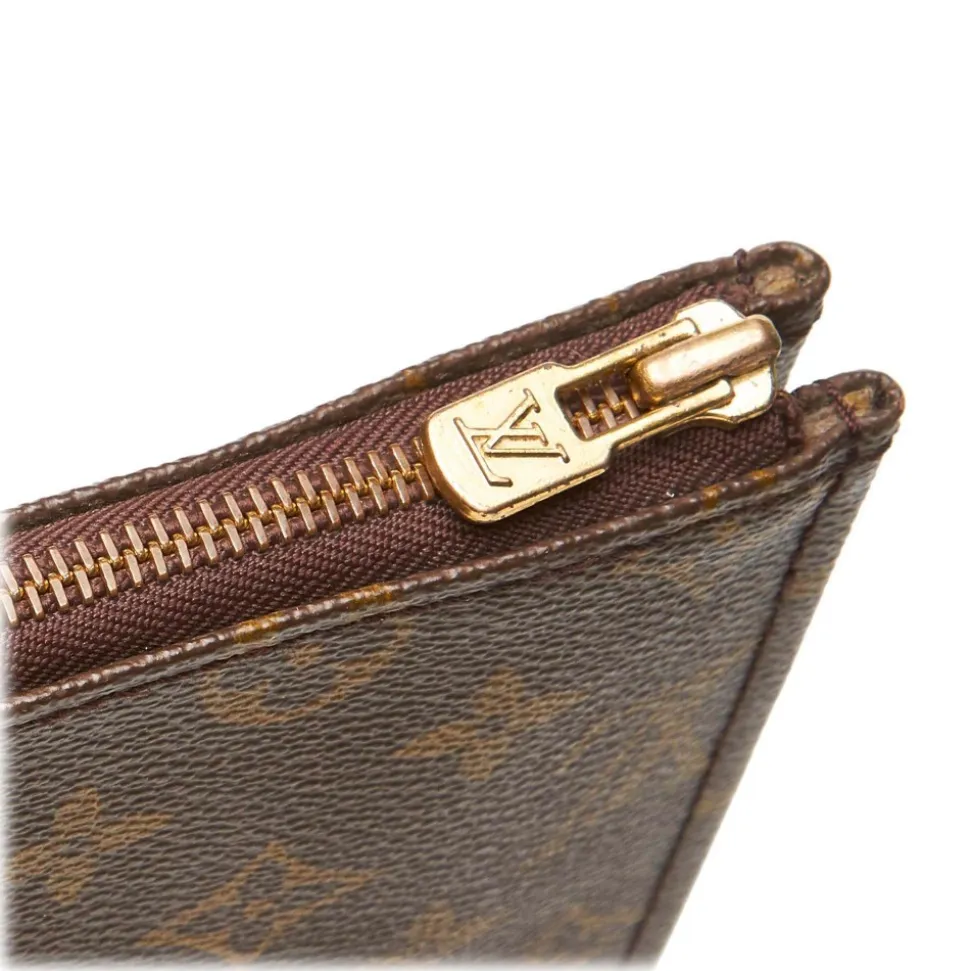 Louis Vuitton Vintage - Monogram Poche Documents Portfolio Bag - Brown - Canvas and Leather Handbag - Luxury High Quality - Avvenice