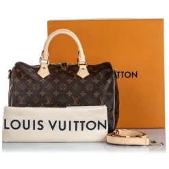 Louis Vuitton Vintage - Monogram Speedy Bandouliere 30 Bag - Brown - Monogram Canvas and Leather Handbag - Luxury High Quality - Avvenice