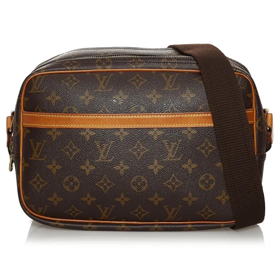 Louis Vuitton Vintage - Monogram Reporter PM - Brown - Monogram Canvas and Leather Crossbody Bag - Luxury High Quality - Avvenice