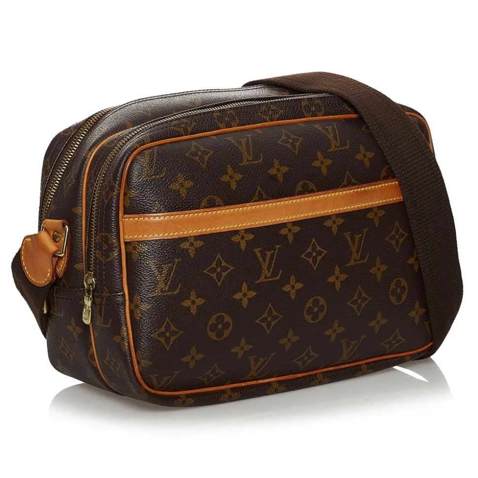 Louis Vuitton Vintage - Monogram Reporter PM - Brown - Monogram Canvas and Leather Crossbody Bag - Luxury High Quality - Avvenice