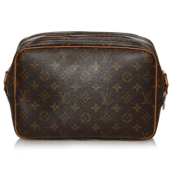 Louis Vuitton Vintage - Monogram Reporter PM - Brown - Monogram Canvas and Leather Crossbody Bag - Luxury High Quality - Avvenice