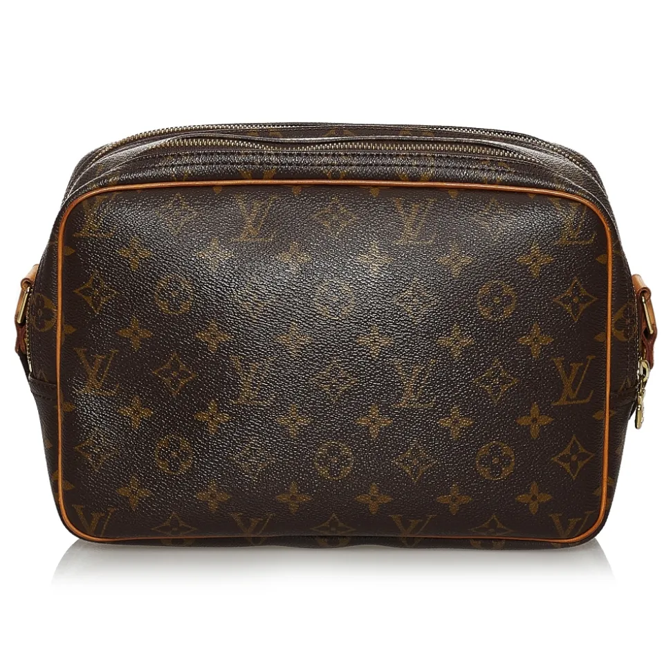 Louis Vuitton Vintage - Monogram Reporter PM - Brown - Monogram Canvas and Leather Crossbody Bag - Luxury High Quality - Avvenice