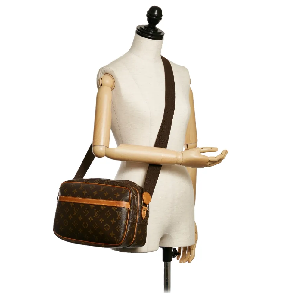 Louis Vuitton Vintage - Monogram Reporter PM - Brown - Monogram Canvas and Leather Crossbody Bag - Luxury High Quality - Avvenice