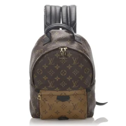 Louis Vuitton Vintage - Monogram Reverse Palm Springs PM Backpack - Brown - Canvas and Leather Backpack - Luxury High Quality - Avvenice