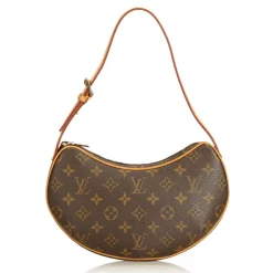 Louis Vuitton Vintage - Monogram Croissant PM Bag - Brown - Monogram Canvas and Leather Handbag - Luxury High Quality - Avvenice