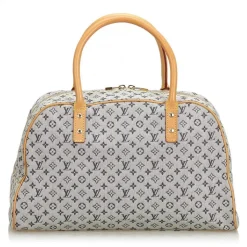 Louis Vuitton Vintage - Monogram Mini Lin Marie Bag - Blue Navy Brown - Monogram Leather Handbag - Luxury High Quality - Avvenice