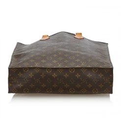 Louis Vuitton Vintage - Monogram Sac Plat Bag - Brown - Monogram Leather Handbag - Luxury High Quality - Avvenice
