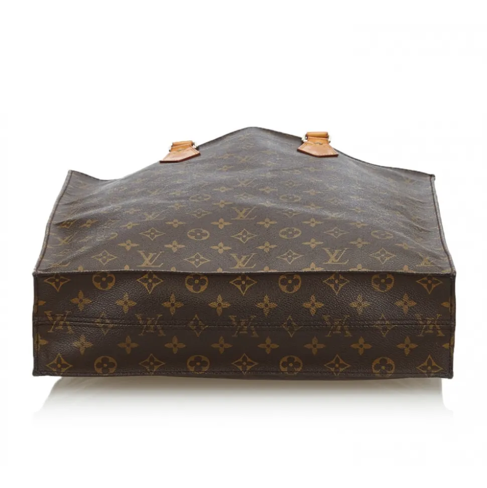 Louis Vuitton Vintage - Monogram Sac Plat Bag - Brown - Monogram Leather Handbag - Luxury High Quality - Avvenice