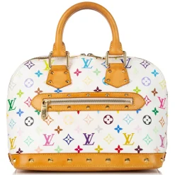 Louis Vuitton Vintage - Monogram Multicolore Alma PM - White Multicolor - Leather Handbag - Luxury High Quality - Avvenice