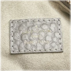 Louis Vuitton Vintage - Monogram Denim Slightly - Gray - Denim and Calf Leather Crossbody Bag - Luxury High Quality - Avvenice