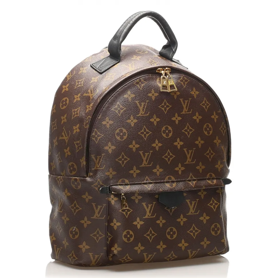 Louis Vuitton Vintage - Monogram Palm Springs MM Backpack - Brown - Canvas and Leather Backpack - Luxury High Quality - Avvenice