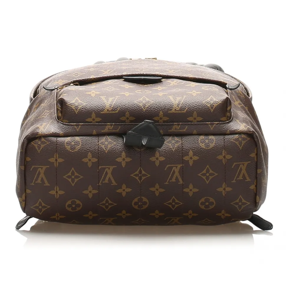 Louis Vuitton Vintage - Monogram Palm Springs MM Backpack - Brown - Canvas and Leather Backpack - Luxury High Quality - Avvenice