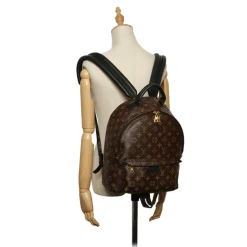 Louis Vuitton Vintage - Monogram Palm Springs MM Backpack - Brown - Canvas and Leather Backpack - Luxury High Quality - Avvenice