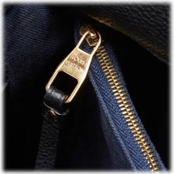 Louis Vuitton Vintage - Monogram Empreinte Audacieuse MM Bag - Navy Blue - Leather and Suede Handbag - Luxury High Quality - Avvenice